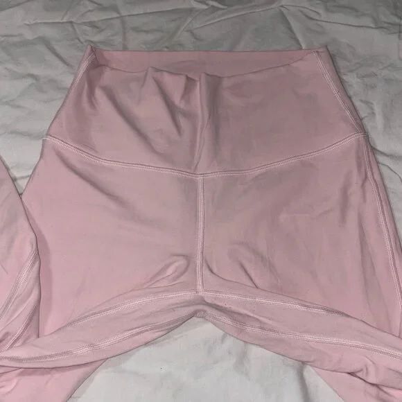 EXCELLENT Lululemon Align High-Rise Crop 21" Leggings Flush Pink Yoga Pants 6 - Picture 5 of 13
